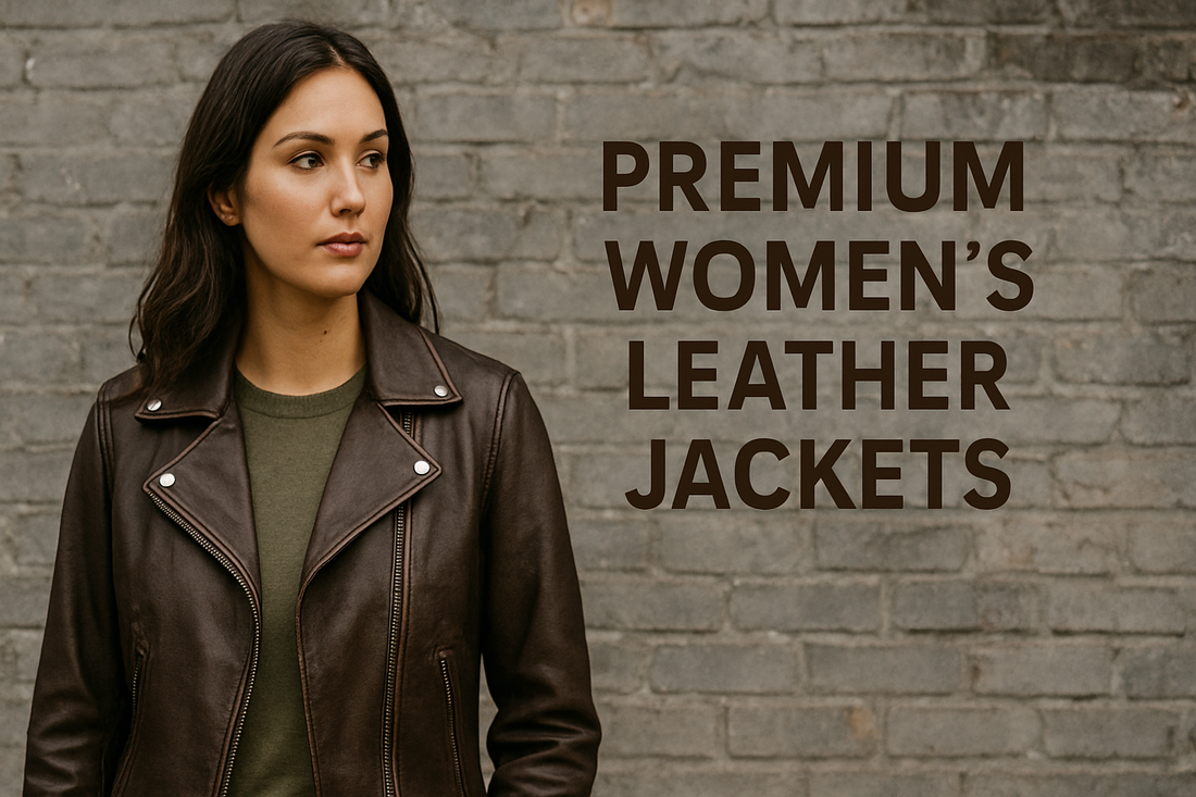 Premium Women’s Leather Jackets – Nexus Jackets Co.