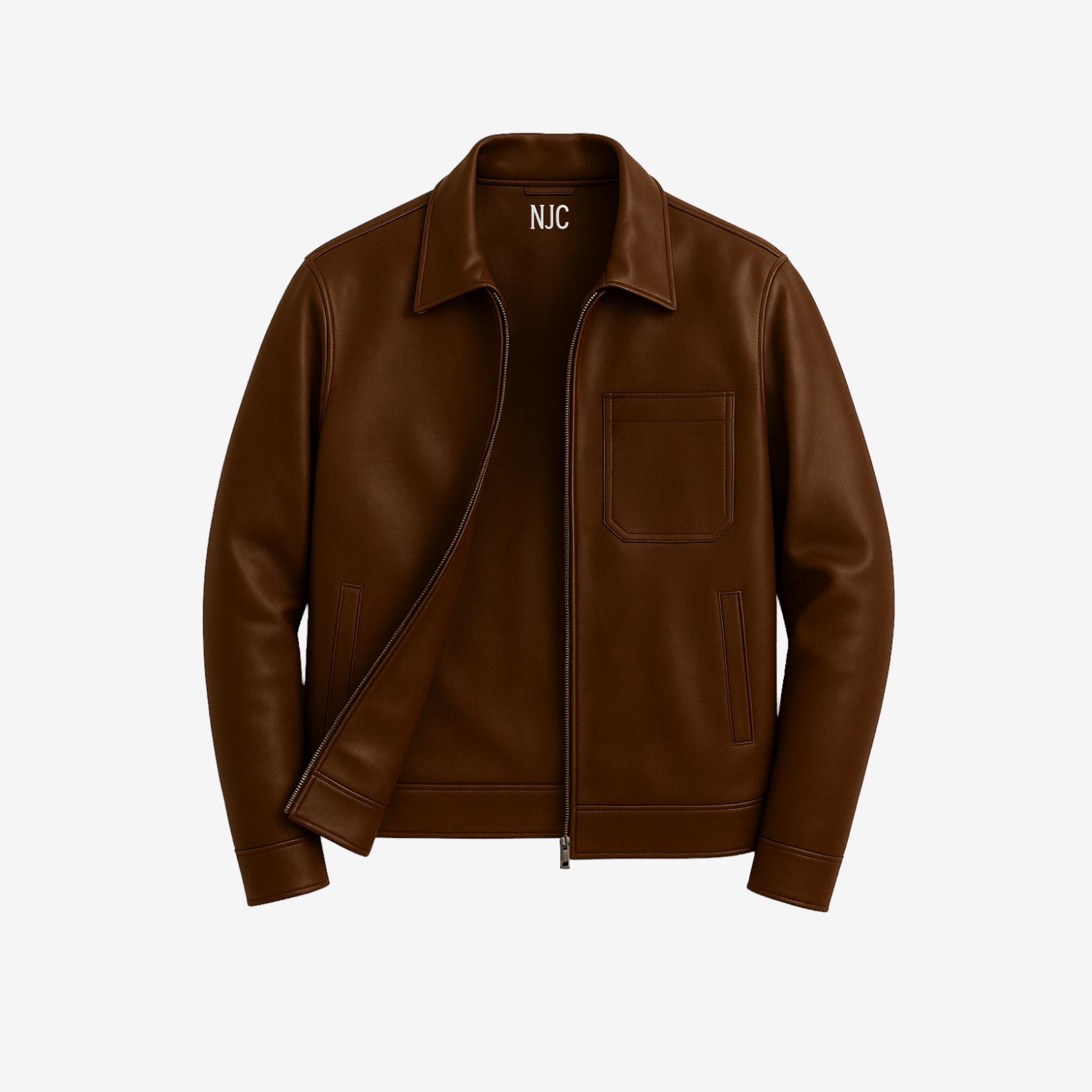 Men’s Brown Leather Bomber Jacket Cowhide Handmade Vintage Pilot Jacket Nexus Jackets Co