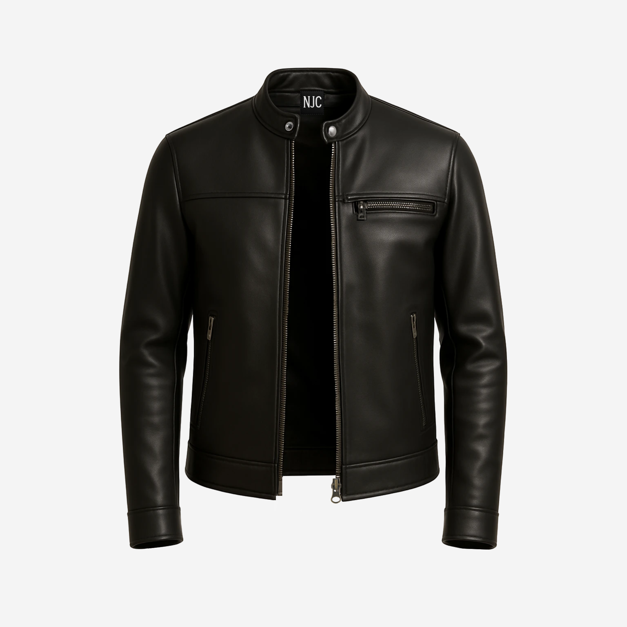 Men’s Cafe Racer Jacket – Premium Top Grain Cowhide Leather Nexus Jackets Co