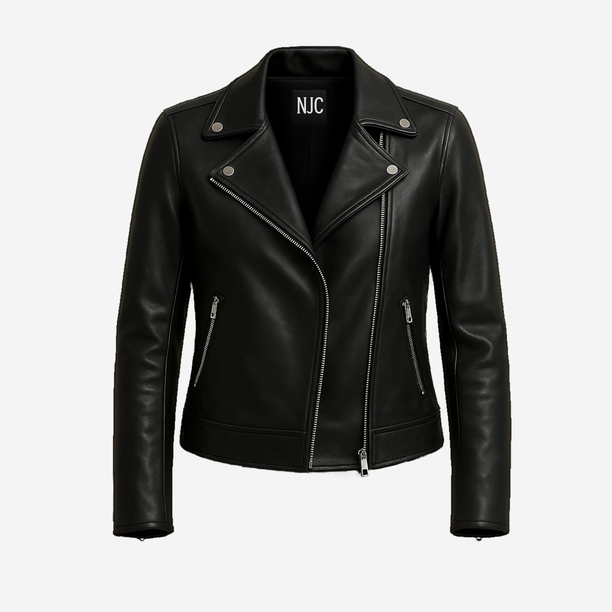 Women’s Black Motorcycle Jacket – Top Grain Cowhide Leather Nexus Jackets Co