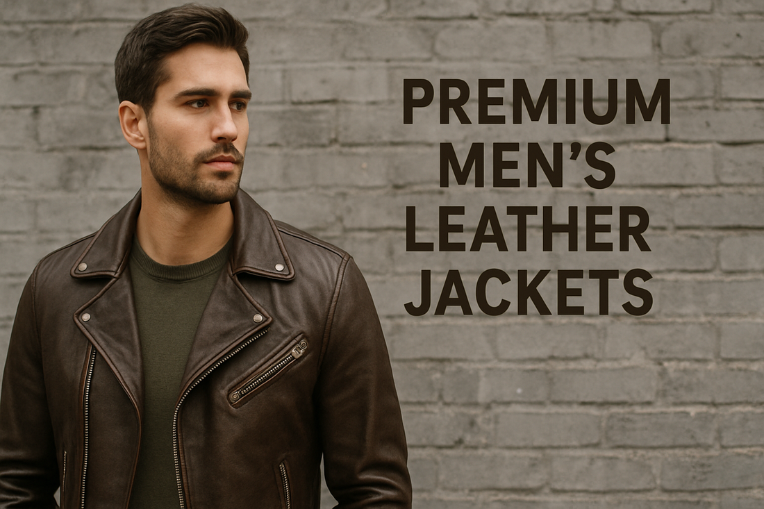 Premium Men’s Leather Jackets – Cafe Racer, Bomber & Motorcycle